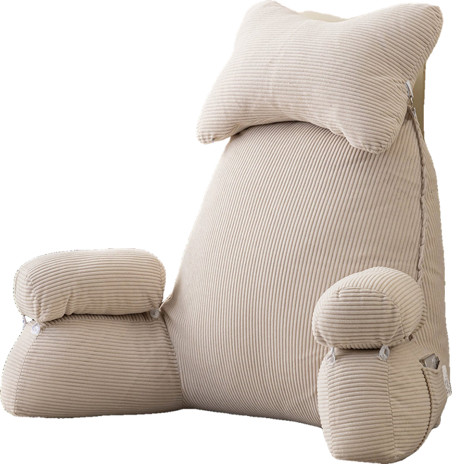 Coussin de Lecture Cocoon XL – Grand Dossier Enveloppant 90x68 cm