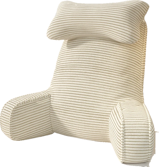 Coussin de Lecture CozyBack – Dossier Bouclette avec Appui-tête Amovible