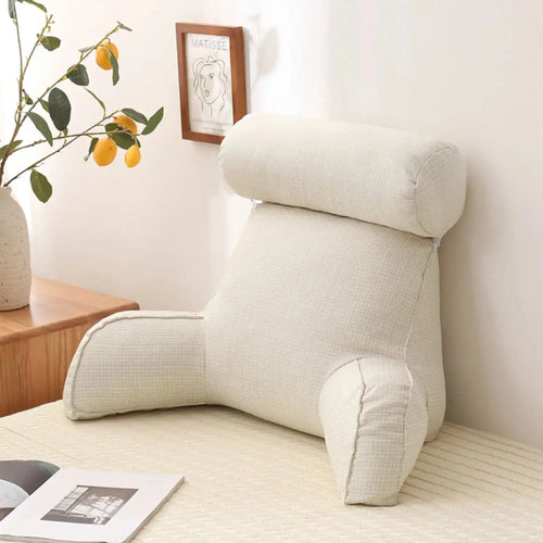 Coussin de Lecture Blanc – vue 1