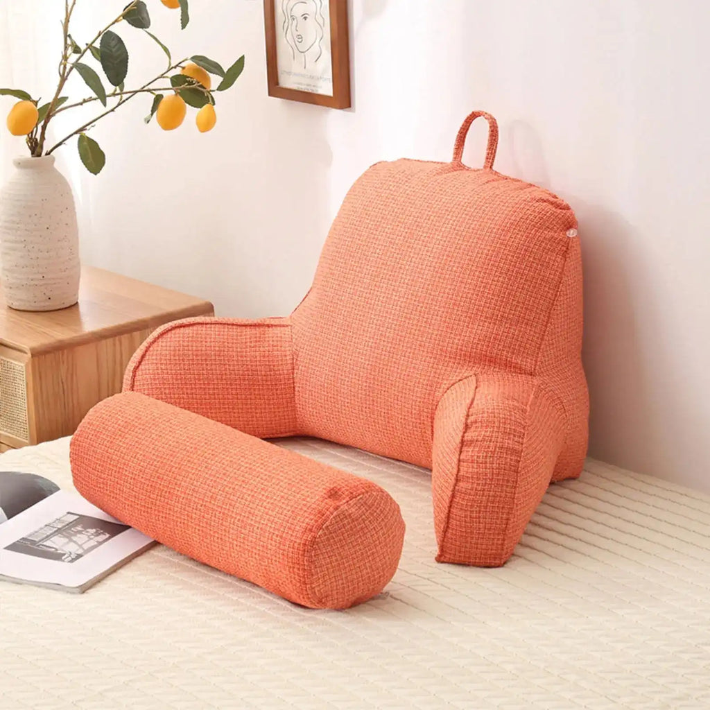 Coussin de Lecture Orange – vue 1