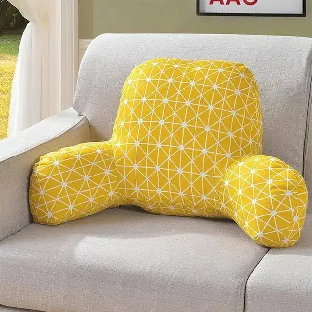 Coussin de Lecture Géométrique – vue 1