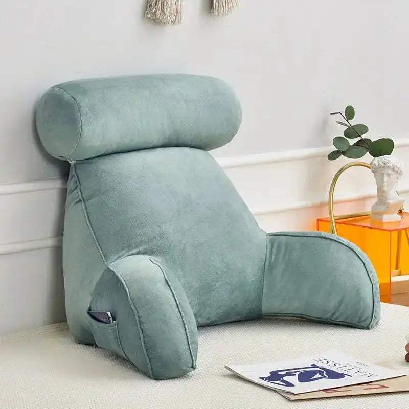 Coussin de Lecture Bleu Clair – vue 1