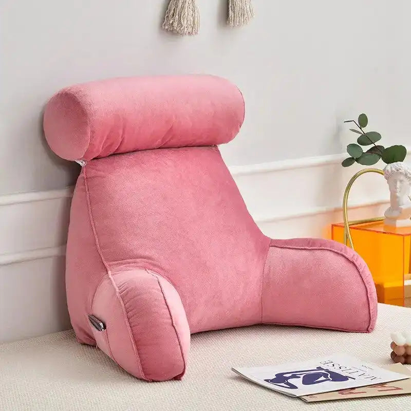 Coussin de Lecture Rose Clair – vue 1