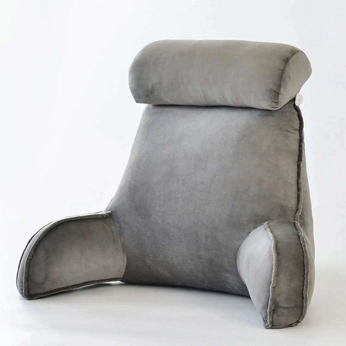 Coussin de Lecture Gris Clair – vue 2