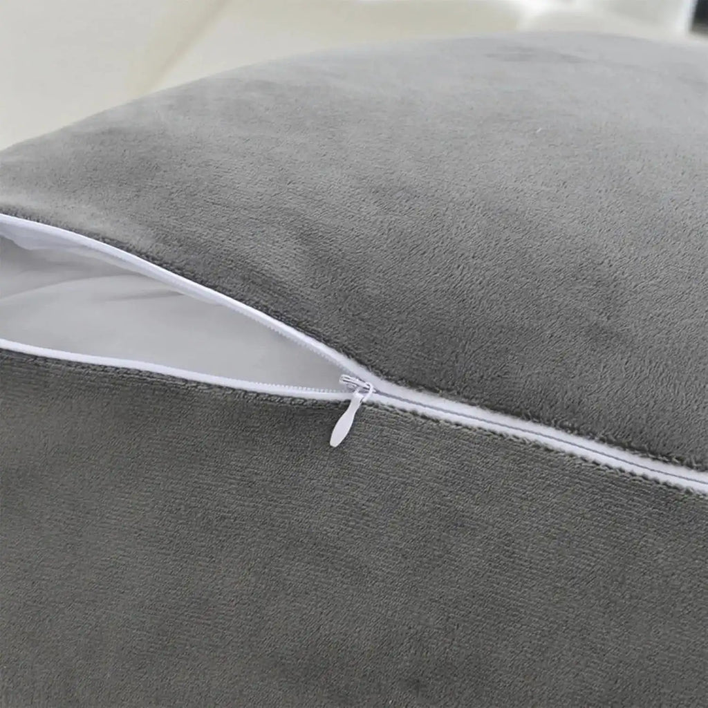 Coussin de Lecture Gris Clair – vue 4