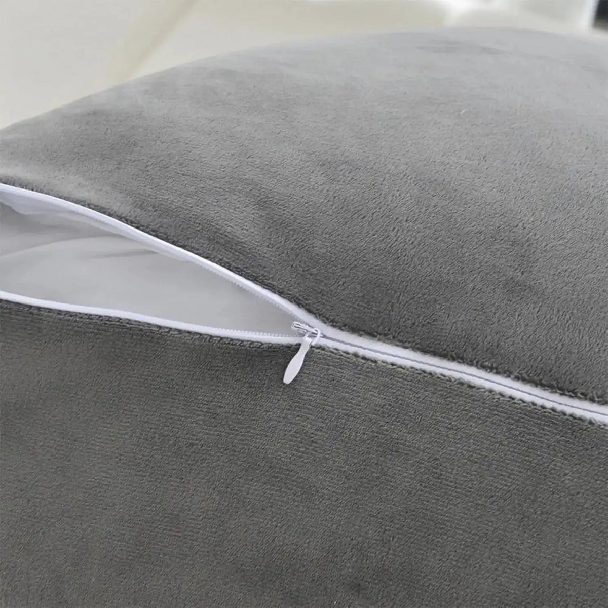 Coussin de Lecture Gris Clair – vue 4