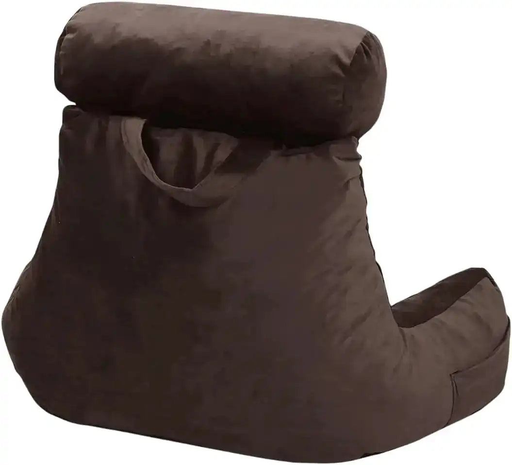 Coussin de Lecture Marron – vue 2