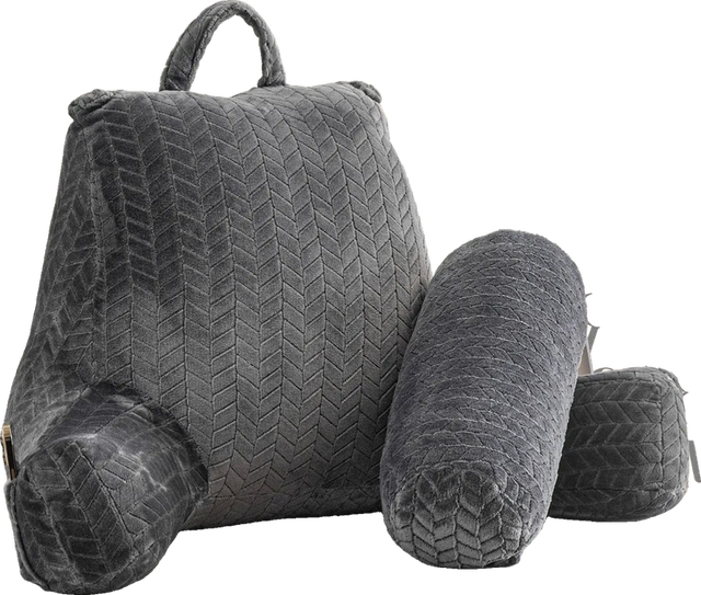Coussin de Lecture Hiver – Dossier Chaud et Moelleux 75x40x40 cm
