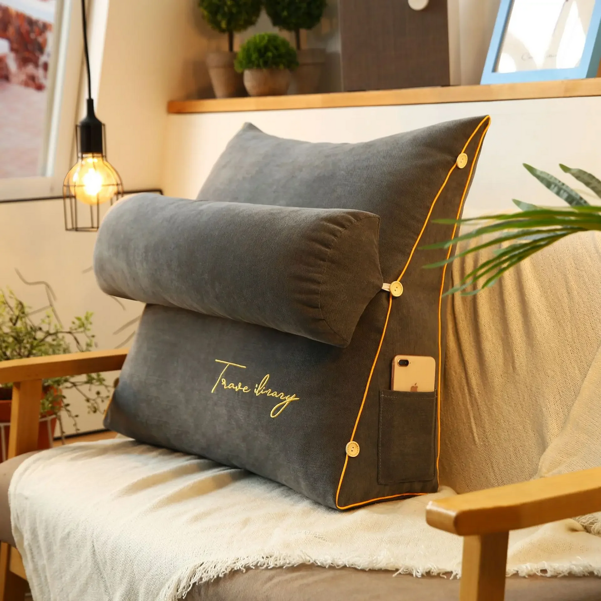 Coussin de Lecture Japonais – vue 1
