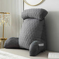 Coussin de Lecture Gris Foncé – vue 1