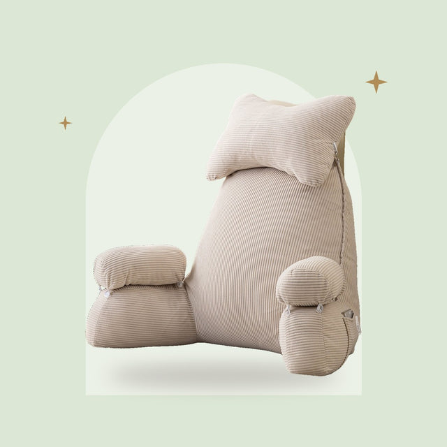 Coussin de Lecture Cocoon XL – Grand Dossier Enveloppant 90x68 cm