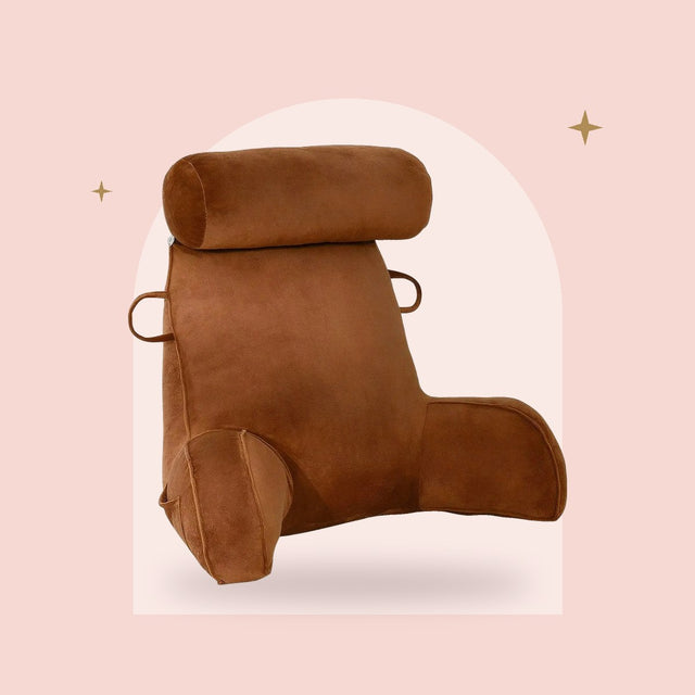Coussin de Lecture Confort V2 – Dossier Ergonomique en Lin 75x40x40 cm